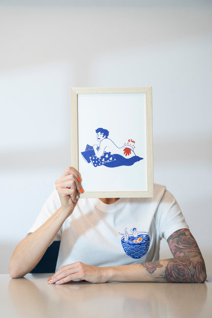 Tirage d'art La Fessée