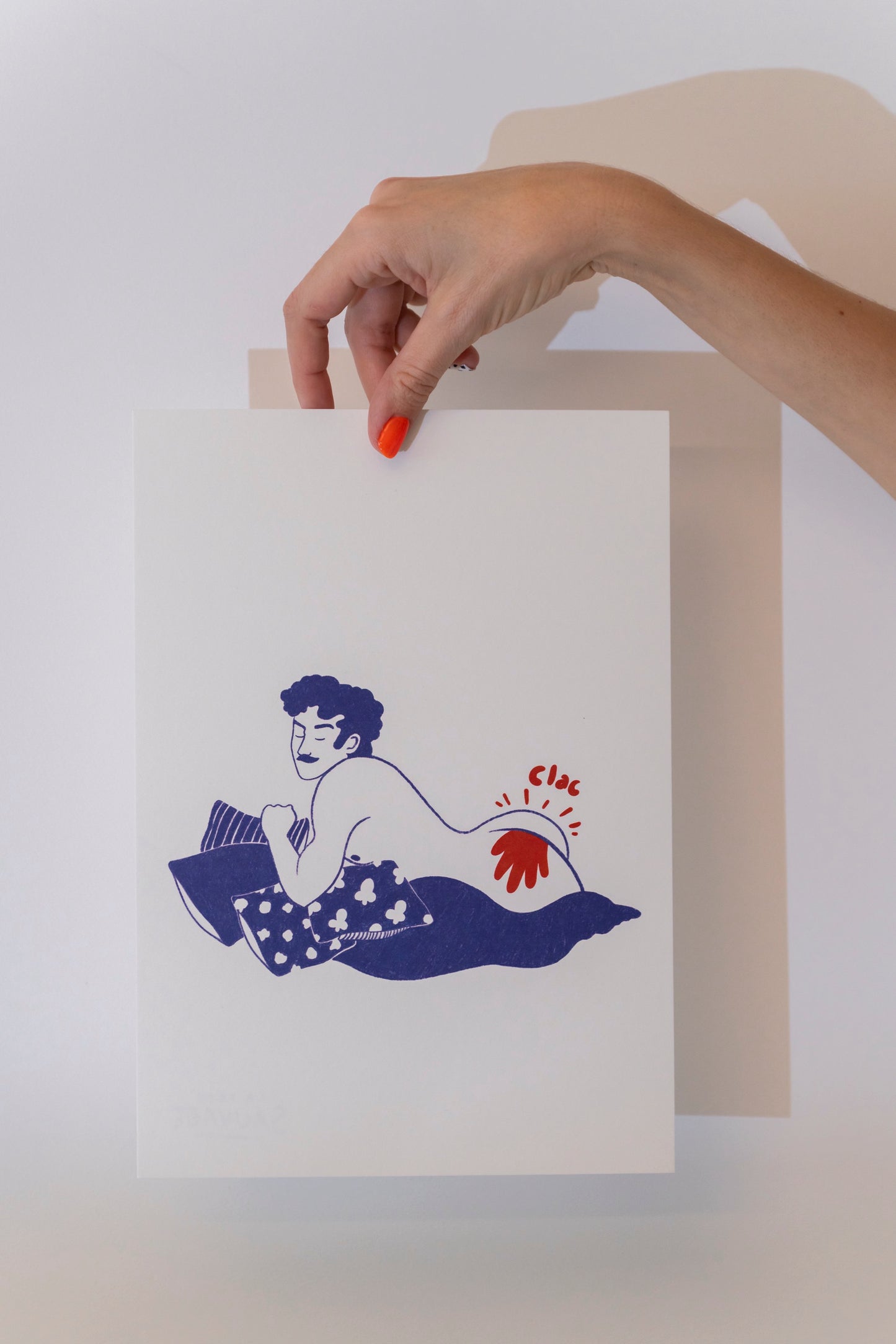 Tirage d'art La Fessée