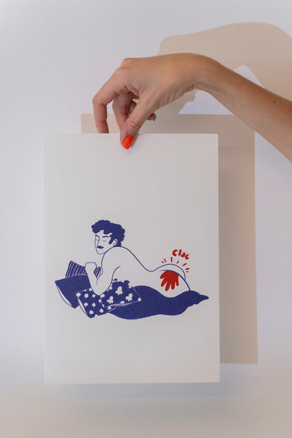 Tirage d'art La Fessée