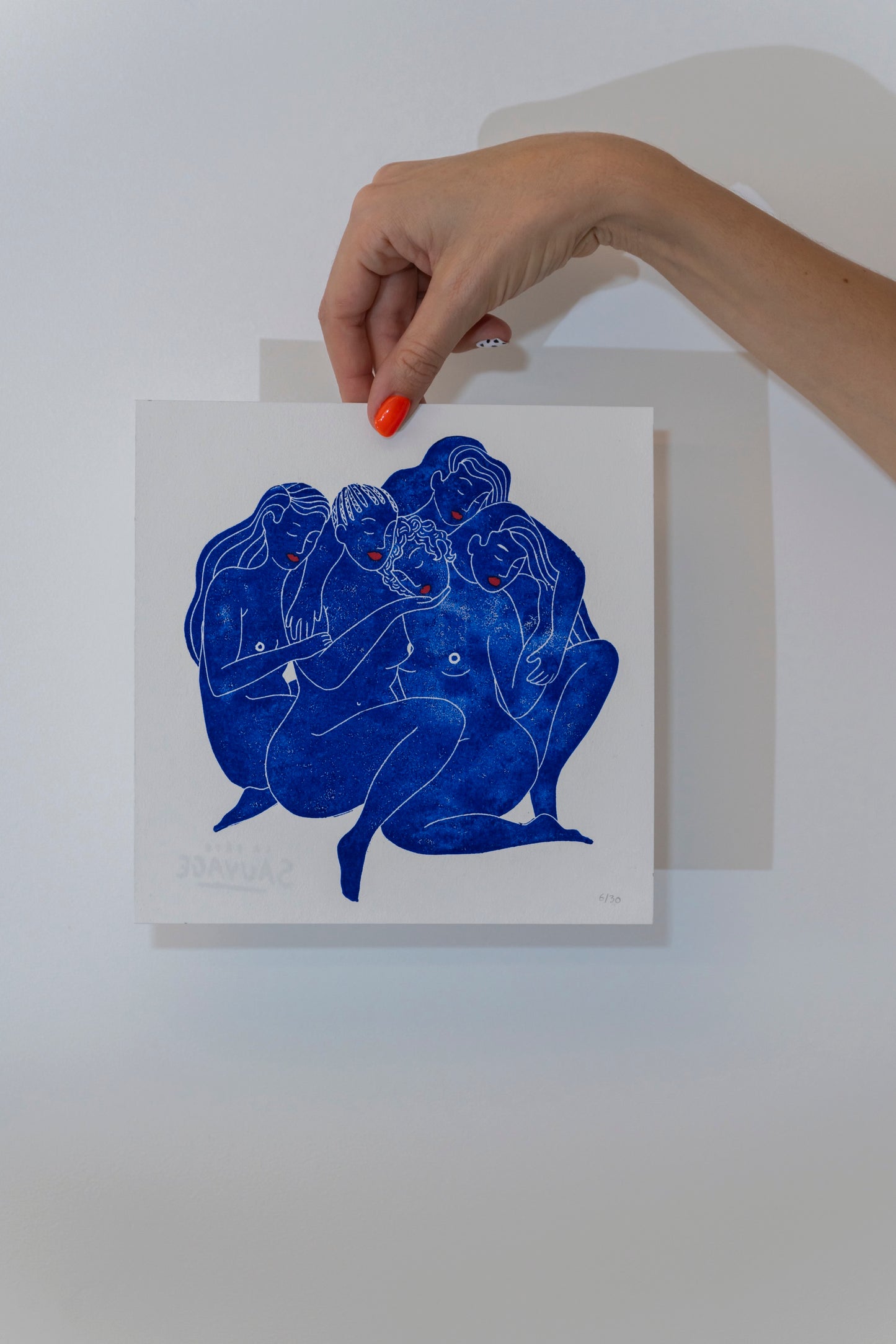 Linogravure Les Jacquelines