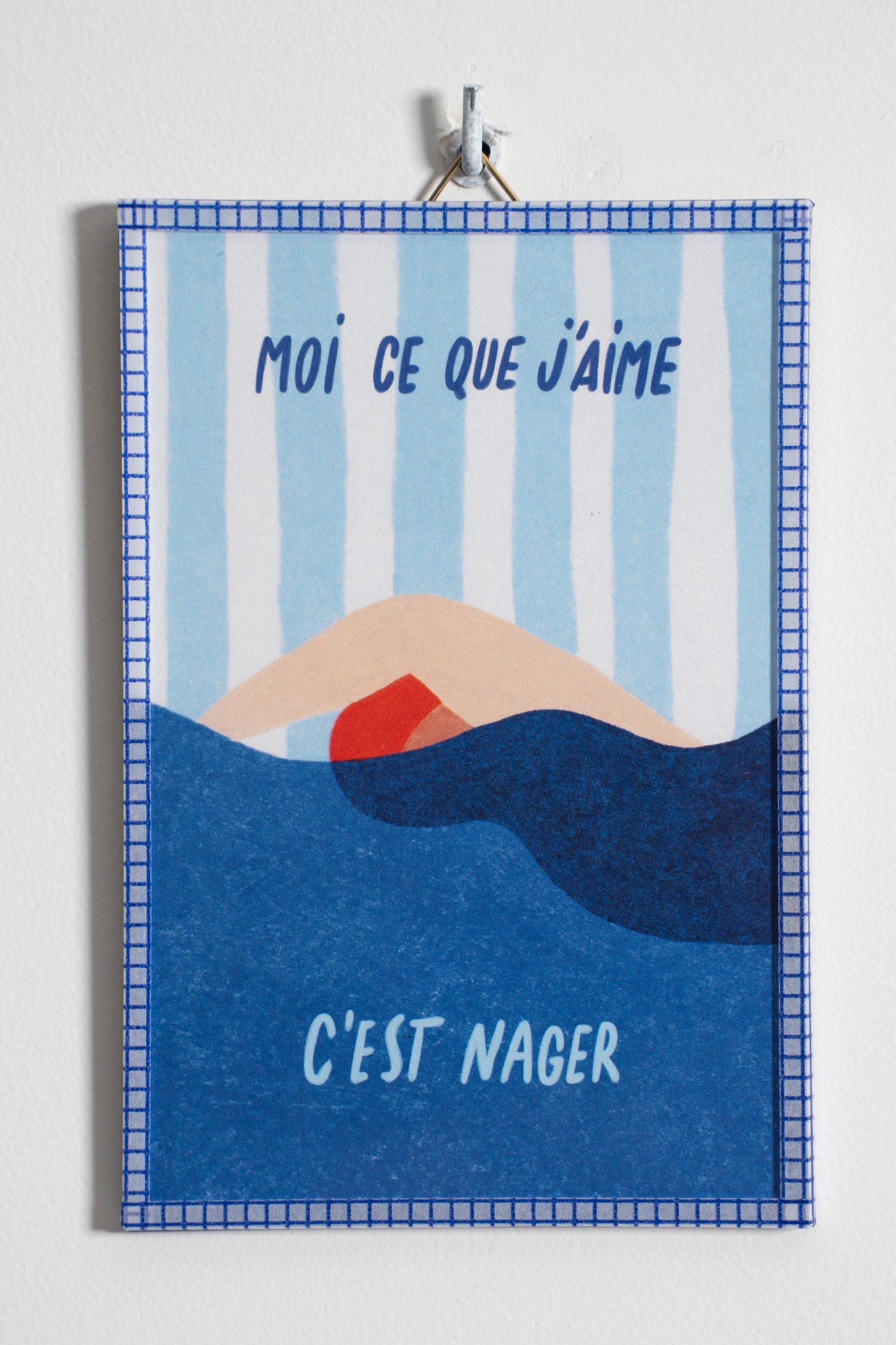 Moi ce que j’aime, c’est nager