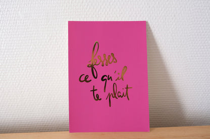 Illustration Fesses ce qu’il te plaît