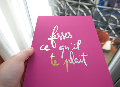 Illustration Fesses ce qu’il te plaît