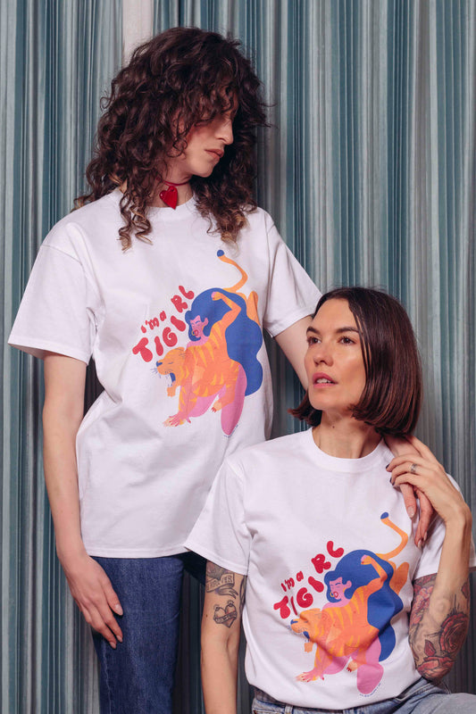 T-shirt I'm a tigirl x La Fête Sauvage