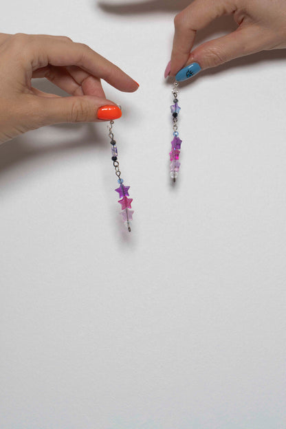 Trio VFlower - charm • bracelet • boucles d'oreilles