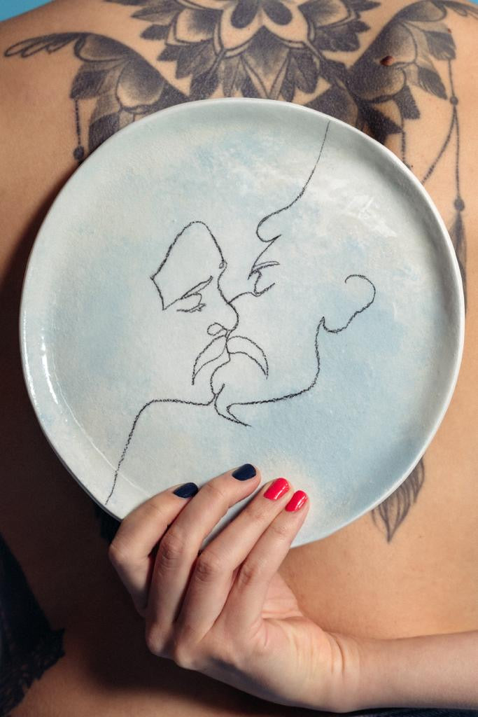 Assiette Yves Sous Laurent