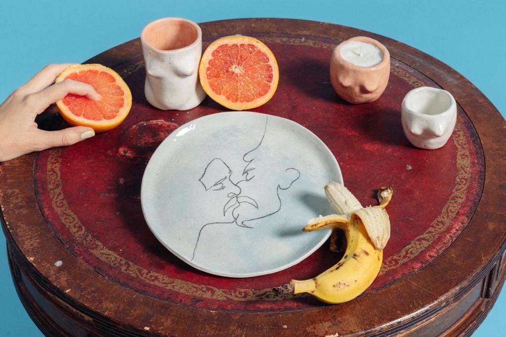 Assiette Yves Sous Laurent